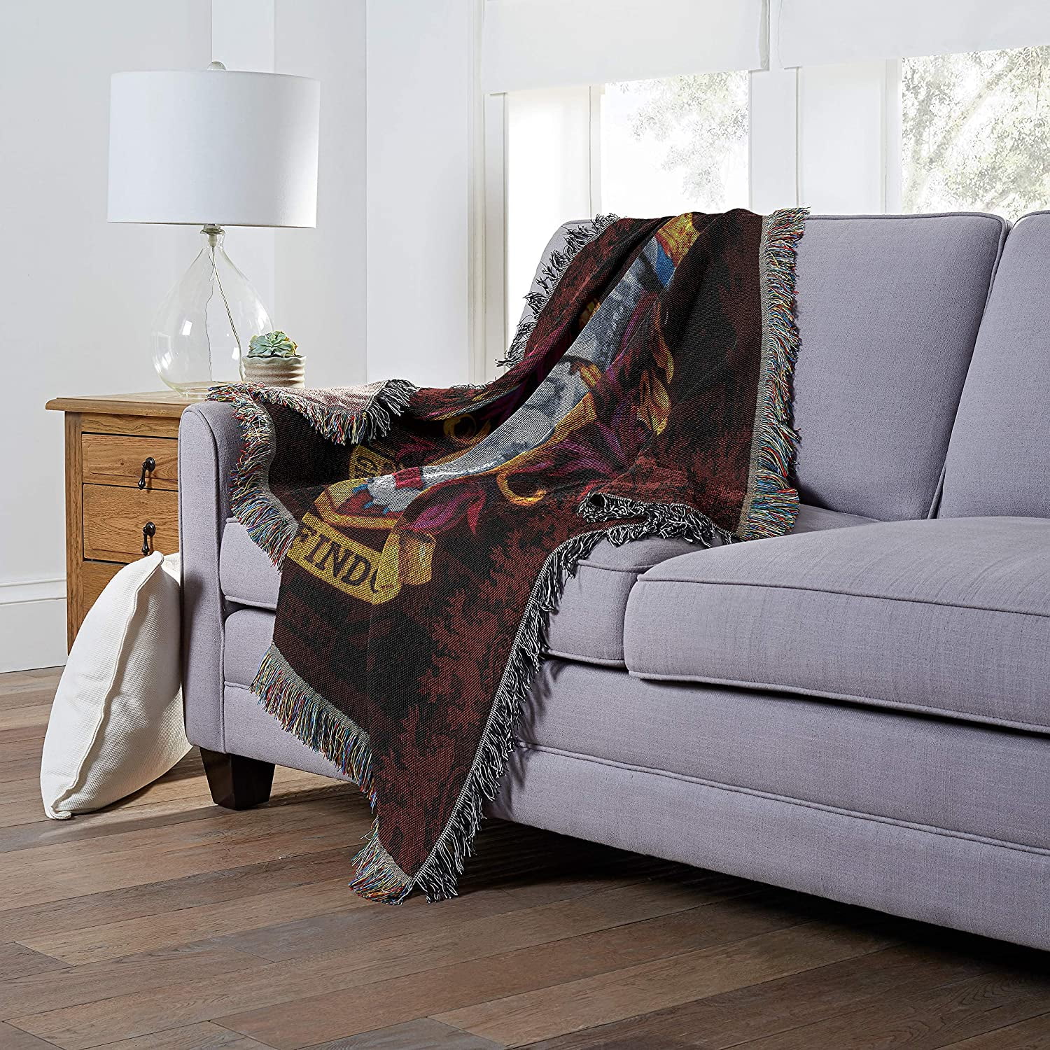 Harry Potter Gryffindor Woven Tapestry Throw Blanket