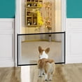 thumbnail image 6 of LAMIRO Dog Gates for Doorways,Dog Gate Indoor Mesh Pet Gate,Baby Gate for Stairs,No Drilling Dog Gate for Doorways,Hallway,Stairways,Pet Safety Guard Mesh,Portable Folding Children'S Gates, 6 of 7