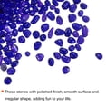 thumbnail image 4 of Uxcell 200g/0.44lb 5-7mm Glass Stones Pebbles Decor for Vase Filler Aquarium, Navy Blue, 4 of 6