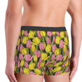 thumbnail image 3 of Uemuo Tulips Flowers Pattern Men's Boxer Briefs,Trunk Anti-Chafing,Comfortable, Durable, and Stylish Underwear-XX-Large, 3 of 9