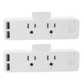 thumbnail image 4 of Enchufe elegante del puerto USB dual del zócalo de WiFi del control de voz para el enchufe 100?240V de Google Alexa los E.E.U.U., 4 of 8