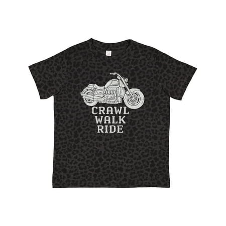 

Inktastic Crawl Walk Ride Motorcycle Gift Toddler Boy or Toddler Girl T-Shirt