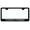 Black, variant on Ford Powerstroke Laser Etched Logo Stainless Steel License Plate Frame (Black)