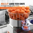 thumbnail image 3 of Exprimidor de naranjas comercial VEVOR, extractor de jugo automático de 120 W con grifo de agua, máquina exprimidora de acero inoxidable de 25 naranjas por minuto, con caja de filtro extraíble, 3 of 9
