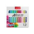 ZEYAR Acrylic Paint Pens Art & Crafts Set Extra Fine Tip, 12 Colors