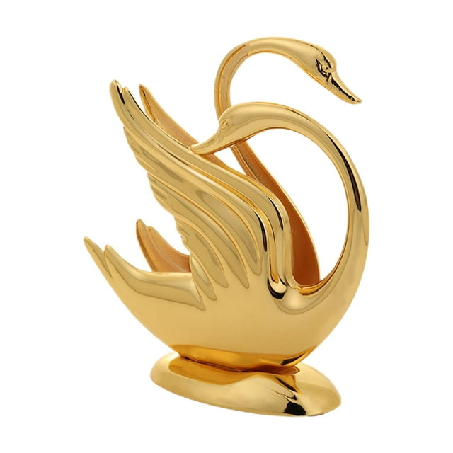 Servilletero de papel con forma de cisne, ideal para decorar mesas, manualidades y fiestas de inauguración. Servilletero 135x5x156cm