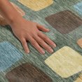 thumbnail image 3 of Addison Rugs Mayfield Premium Machine Washable Transitional Squares Basil Runner Rug, 2'3" x 7'6", 3 of 8