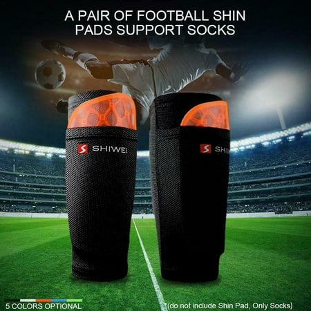 

LASHALL OUTDOOR&SPORT Men Adult Kids Boys Football Leggings Socks Foot Protect Thick Pad Sleeves(Buy 2 Receive 3)