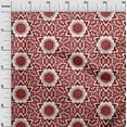 thumbnail image 3 of oneOone Polyester Spandex Maroon Fabric Asian Tie And Dye Sewing Material Print Fabric By The Yard 56 Inch Wide, 3 of 4