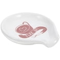 thumbnail image 5 of Coffee Spoon Holder Ceramic Spoon Rest Multi-Functional Home Decor 10.00X9.00X1.70CM White 1Pcs, 5 of 5