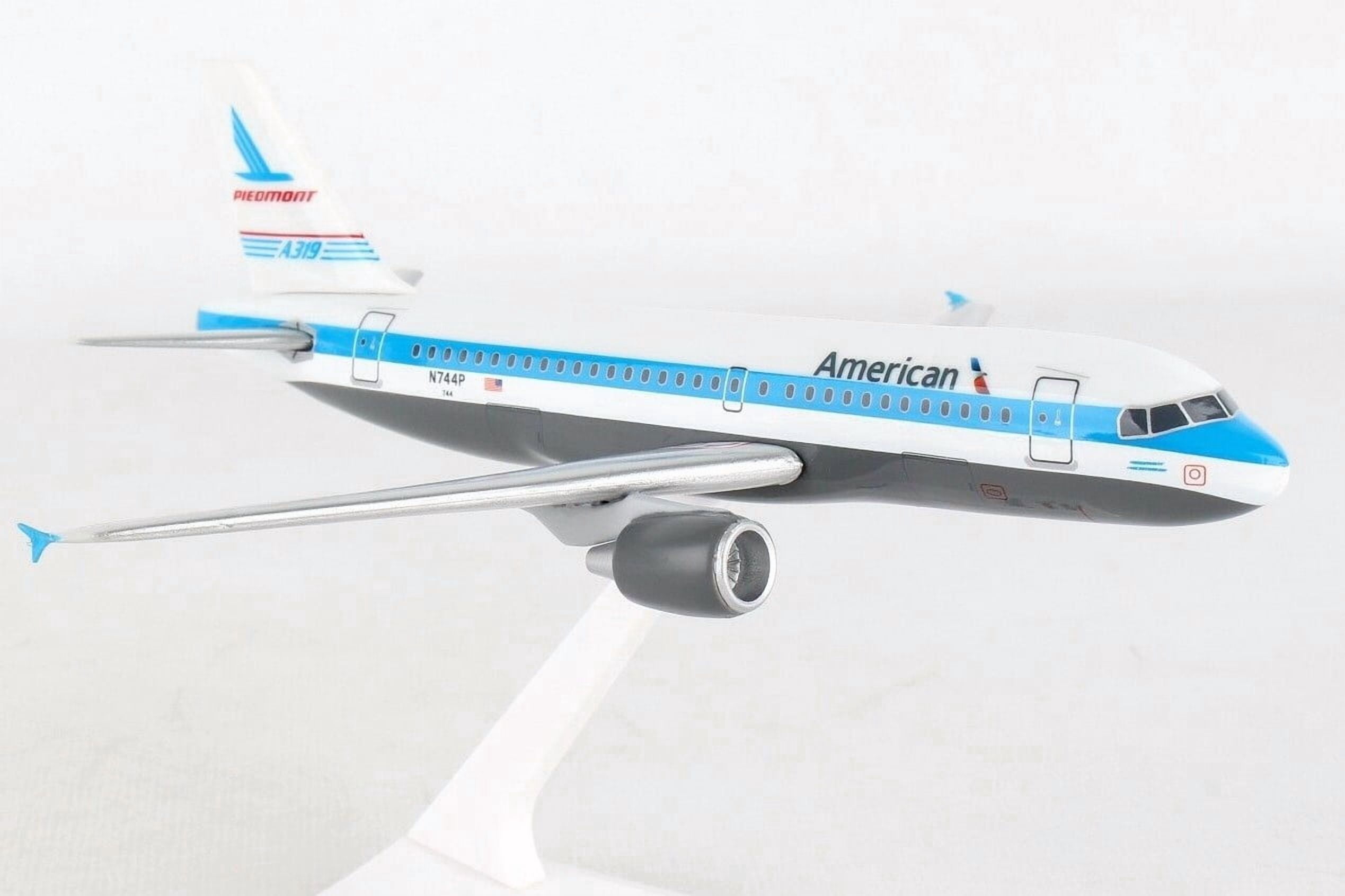 Flight Miniatures LP0029P A319 American & Piedmont A319 1-200 Heritage Livery Model Airplane