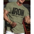 thumbnail image 2 of Gymish Iron Workout T-Shirt for Men, Funny Gym Shirts, Lifting T-Shirt, Deadlift Tee, Men's Gym Shirt, Workout Tops, Powerlifting & Bodybuilding Tee, 2 of 6