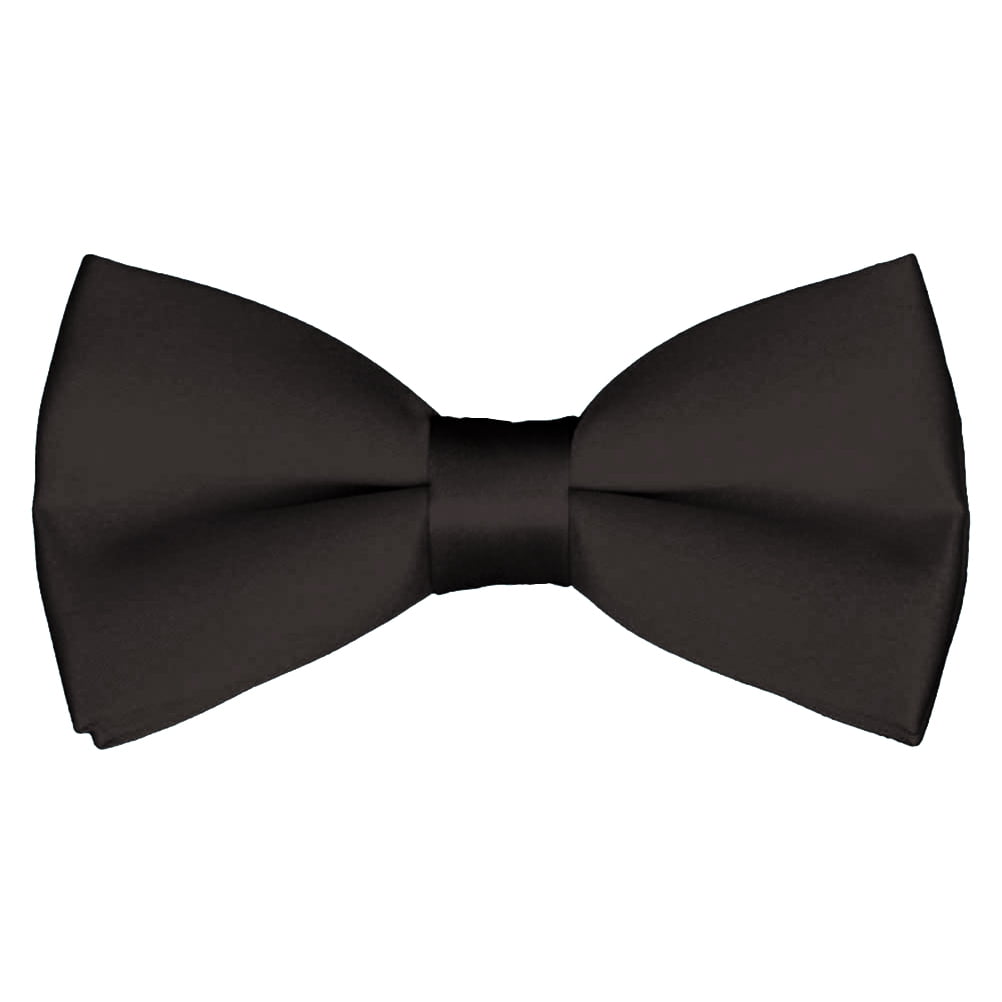 NEW Black Satin Bowtie Formal Tuxedo Tux Adjustable Pretied Bow Tie MADE IN USA 