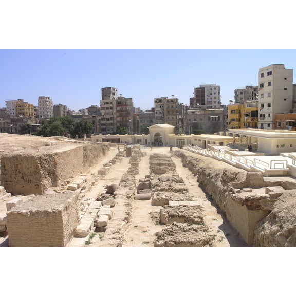 24x36 gallery poster, Present-day ruins of the Serapeum of Alexandria