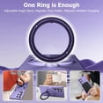 thumbnail image 5 of Compatible with Samsung Galaxy S23 Ultra Case with Magnetic Ring Holder [Compatible with Magsafe & Camera Lens Protector] Soft TPU Shockproof Kickstand Phone Cases for Galaxy S23 Ultra Purple, 5 of 12