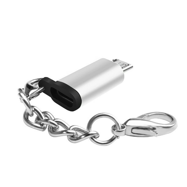 Adaptador USB C a Micro USB Tipo C Hembra a Micro USB Macho Conector de carga Suppert Datos Sincronización Cargador Convertidor de energía Puerto de carga
