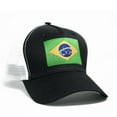 thumbnail image 2 of International Tie Premium Flag Hats - Snapback Trucker Baseball Hat (Brazil), 2 of 7
