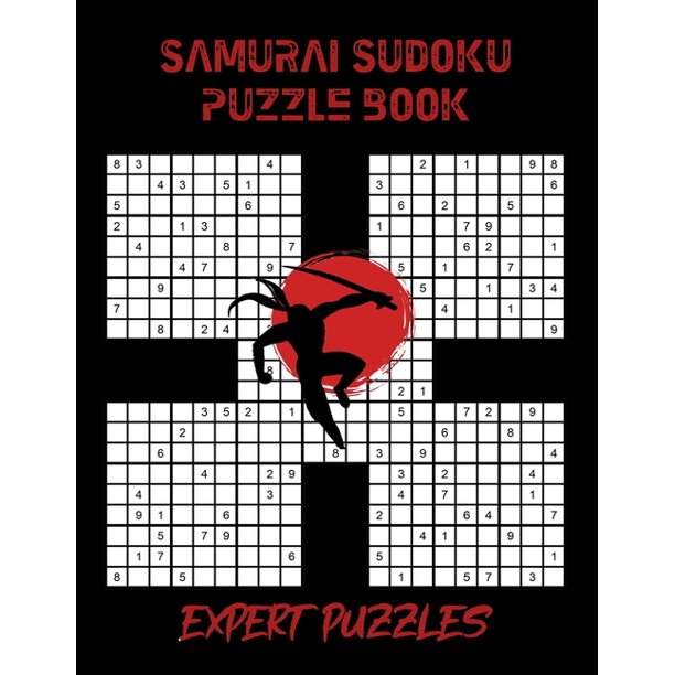 samurai sudoku puzzle book 100 expert puzzles for samurai sudoku lovers paperback walmart com