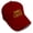 Burgundy, variant on Baseball Caps for Men & Women Embroidered Animal Control Investigate C Embroidery Ladies & Men Baseball Hats Acrylic White Design Only