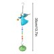 thumbnail image 3 of Alimentador de colibrí pintado con forma de campana de viento, colgante para exteriores, refractor de luz solar, 3 of 5