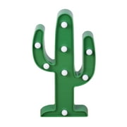 LED Night Light LED Cactus Lamp Cactus Neon Lights Marquee Sign Lights Cactus Desktop Lamp Child Banquet