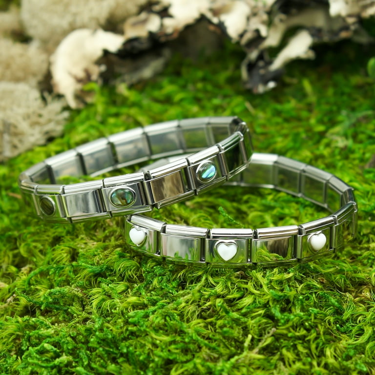 Italian Charm Links For Bracelets - Stainless Steel Mother's Day Charms 9mm