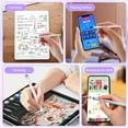 thumbnail image 5 of Stylus Pen for Touchscreen (4Pcs), 2 in 1 Stylus Pen for iPad, High Precision and Sensitivity Rubber Tips and Disc Compatible with iPad/iPhone/Android Tablets and All Touch Screens Devices (Light), 5 of 7