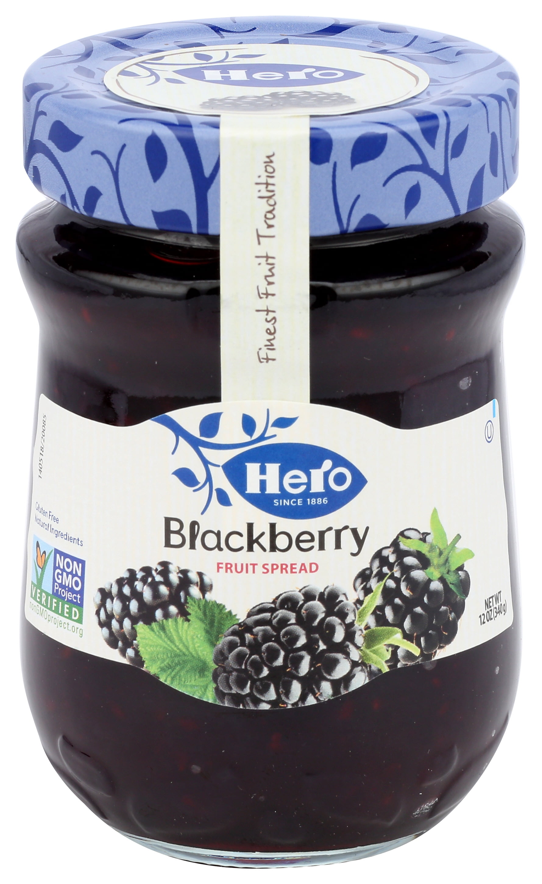 Hero Premium Fruit Spread Blackberry 12 oz