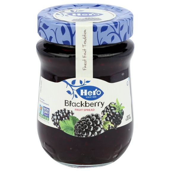 Hero Premium Fruit Spread Blackberry 12 oz