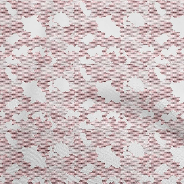 oneOone Cotton Cambric Maroon Fabric Texture Dot Craft Projects Decor Fabric Printed By The Yard 42 Inch Wide