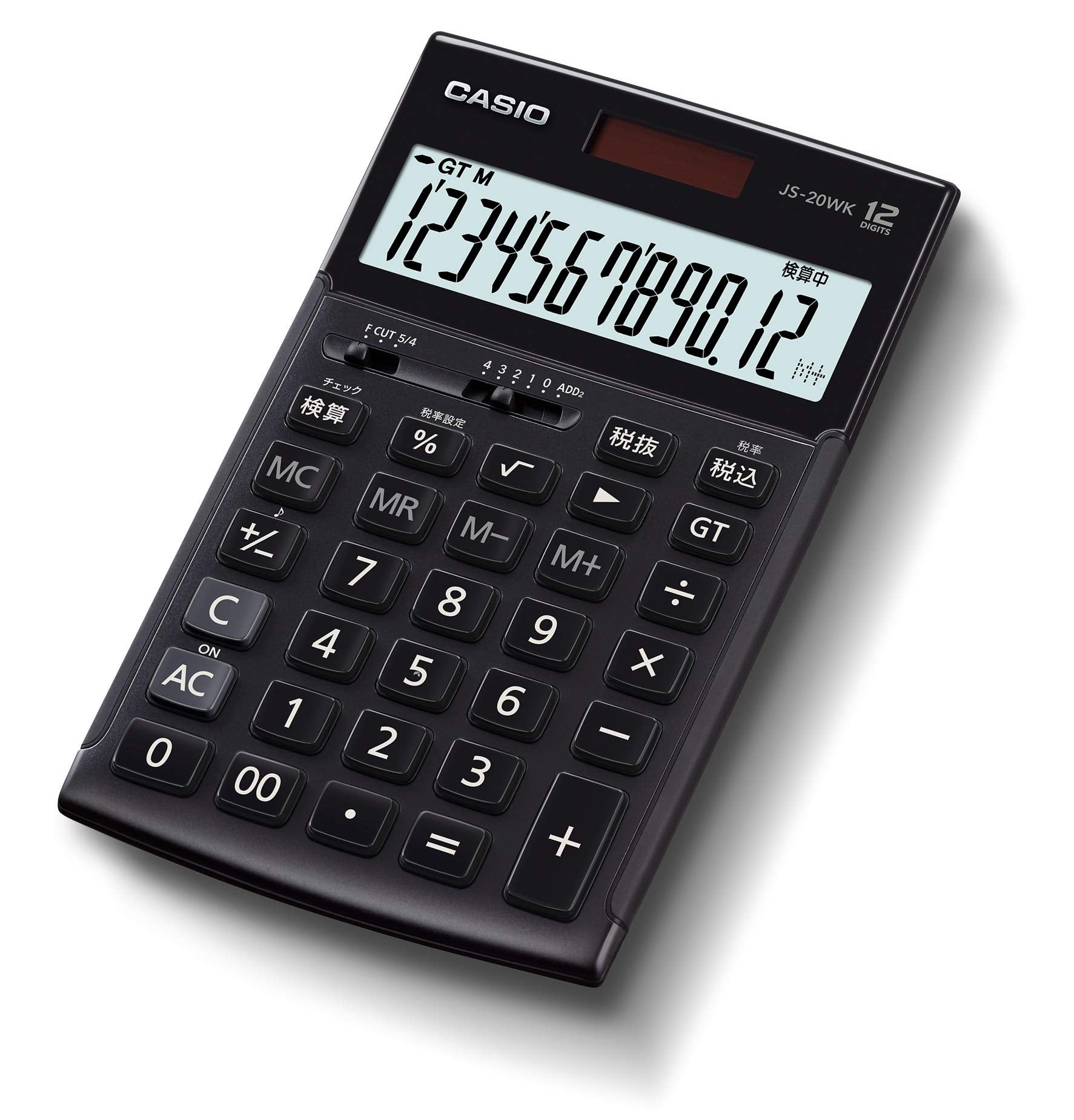 Casio Calculator 12digit check function Green Purchasing Law Compliant