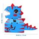 thumbnail image 2 of Wearable Paper Carton Dinosaur Shape Kids Birthday Gift Blue Material for Cosplay Prop 1 Set, 2 of 4