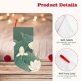 thumbnail image 4 of Bingfone Lotus Golden Line Print Personalized Christmas Stocking - Snowman Design Large 18 inch,Family Holiday Season Decor, 4 of 7