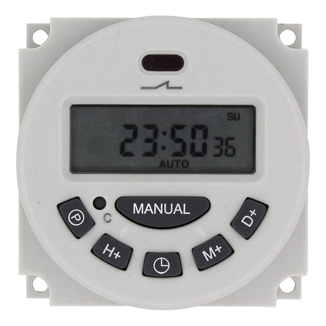 Speravity L701 CN101A Interruptor de tiempo digital Programable semanal Controlador de temporizador de 7 días Temporizador electrónico Pantallas optoelectrónicas No.04