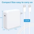 thumbnail image 3 of Adaptador de corriente USB C Charger DHMXDC de 96 W para MacBook Pro y Air, 3 of 8