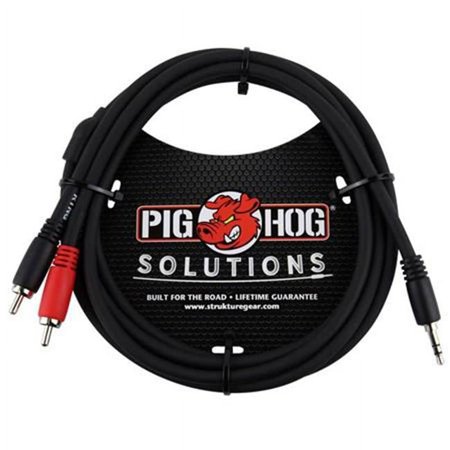 UPC: 0672485347651 | Ace Products Group PBS3R06 6 ft. Stereo Breakout Cable  3.5 mm to Dual RCA