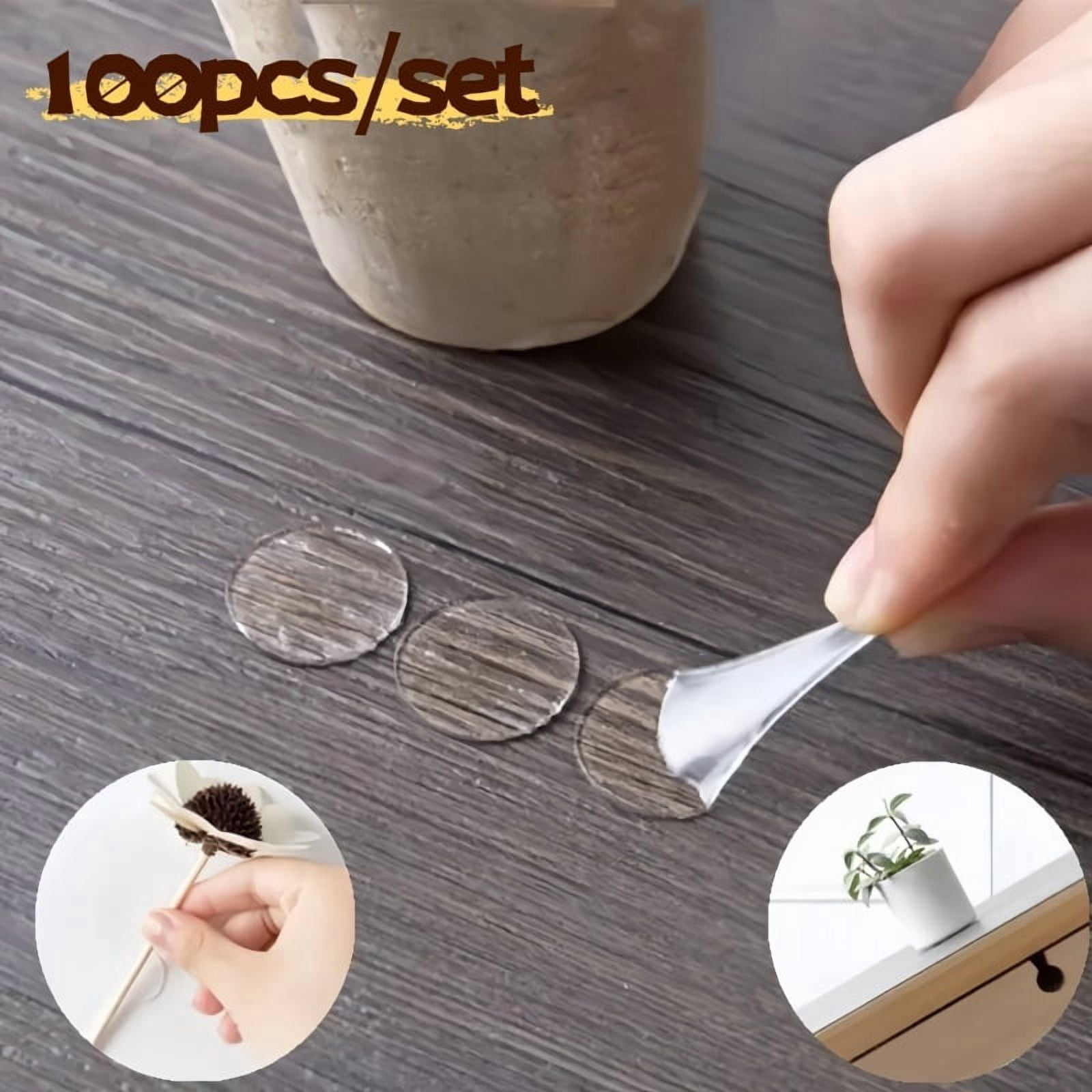 100pcs Double Sided Tape Adhesive Round Dots Fastener Strong Acrylic Sticker  for DIY Scrapbooking Craft Production Fixing Pad