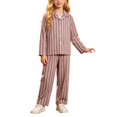 thumbnail image 2 of EnJoCho Kids Hospita𝗅 Patient Halloween Costum𝖾 - Striped Long Sleeve Top and Full Length Pants, Soft Comfortable Dress Up Outfit for Boys Girls, Fun Role Play Costum𝖾 for Holiday Parties, 2 of 8