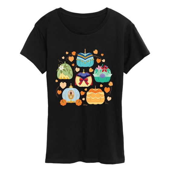 Disney - Princess Pumpkin Grid Short Sleeve Graphic T-Shirt