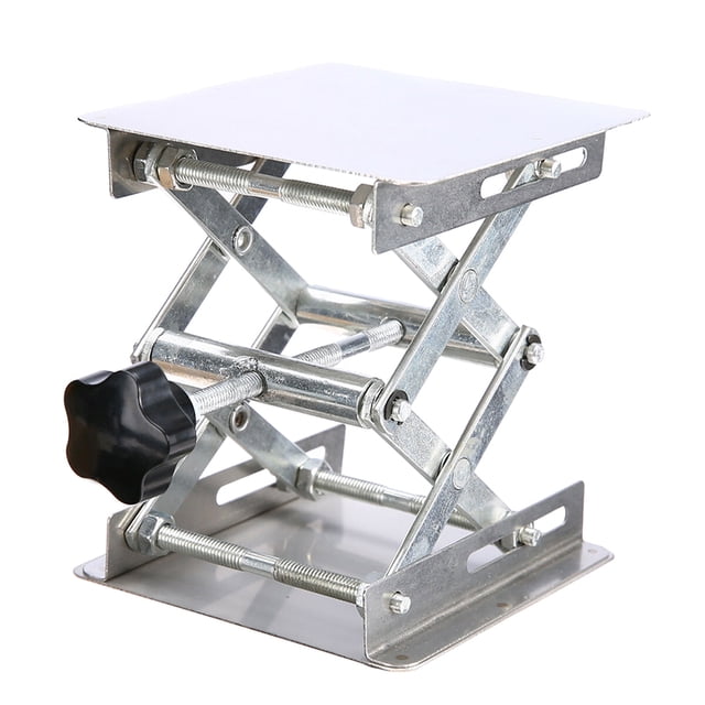Plataforma elevadora de acero inoxidable para fresadora, soporte para mesa de banco de fresadora, carpintería