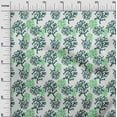 thumbnail image 3 of oneOone Cotton Poplin Green Fabric Ocean Sea Plants Dress Material Fabric Print Fabric By The Yard 42 Inch Wide, 3 of 4