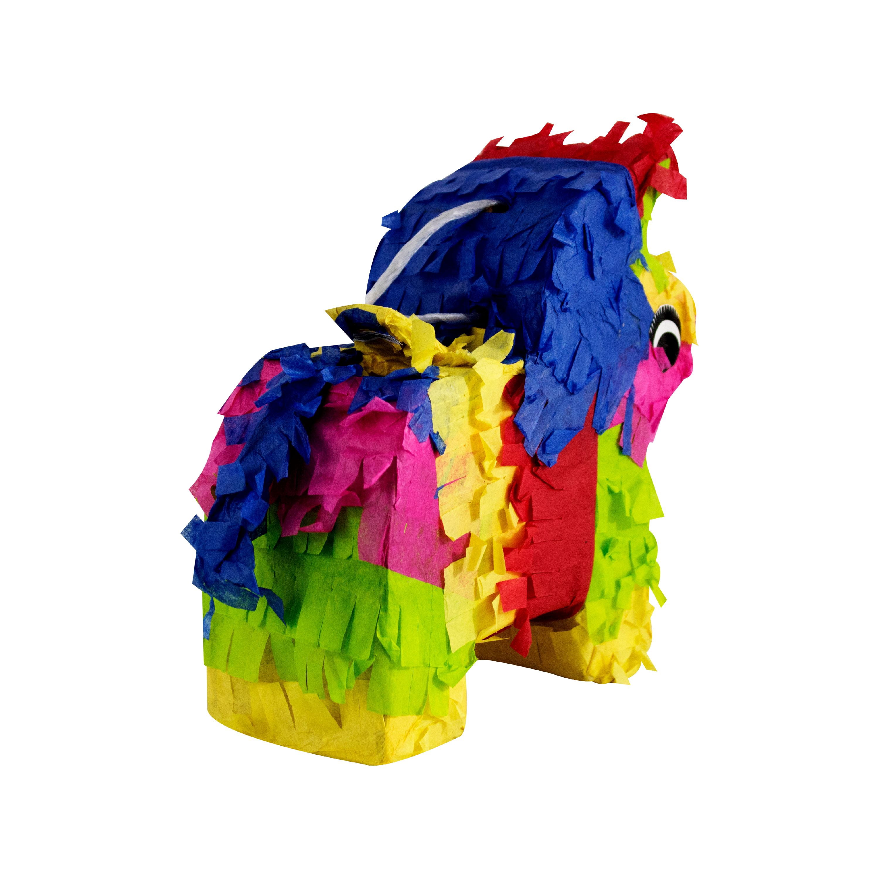 Extra Mini Donkey Party Pinata, 8" Pinata, Traditionally Handcrafted