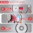 thumbnail image 3 of Megáfono Pyle Bullhorn 50W con Sirena y Entrada Auxiliar Blanco-Rojo, 3 of 7