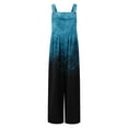 thumbnail image 5 of Dyegold Jumpsuits for Women Casual, Casual Jumpsuits for Women Summer Fashion Comfy Summer Bib Tie Dye Wide Leg Square Neck Sleeveless Rompers Overalls, 5 of 6