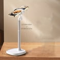 thumbnail image 1 of DEBGFS Universal Waterproof Aluminum Phone Stand - Adjustable Rotatable for Live Streaming Selfies & Overhead Viewing,White Pro, 1 of 7