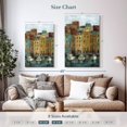 thumbnail image 4 of Elephant Stock Old Town Port Ii Wall Art - Vertical Canvas Wall Art - Living Room Wall Decor - Transportation Canvas - Orange And Teal Decor By Silvia Vassileva - 24" x 36", 4 of 8