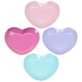 thumbnail image 3 of FRCOLOR  4 Pcs Love Heart Shaped Metal Tray Jewelry Plate Storage Holder Trinkets, 3 of 8
