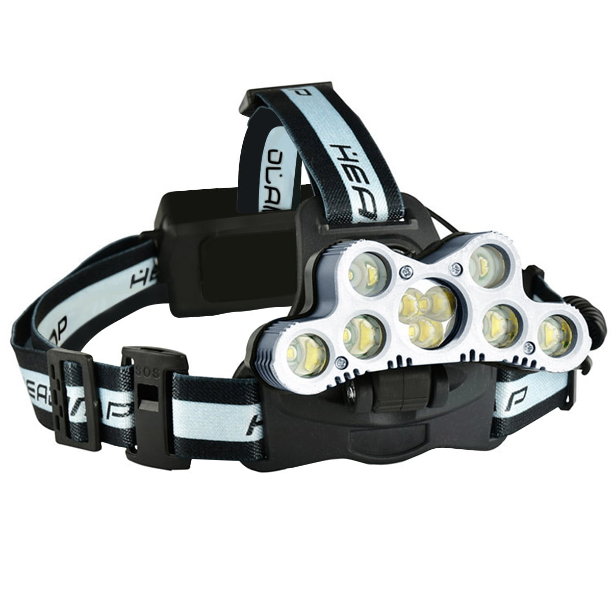 8500Lm Rechargeable Cree XML T6 2R5 3 LED Headlamp Tactical Head Light Torch Set 