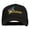 Black, variant on USA State Tennessee Flowers Iris Embroidered Organic Cotton Cap - Black OSFM