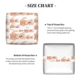 thumbnail image 5 of Lsque Labrador Retriever Dog Printed Tissue Box Cover Holder, Facial Paper Organizer Dispenser,Square with Bottom Belt, PVC Leather Decorative Organizer, 5 of 8